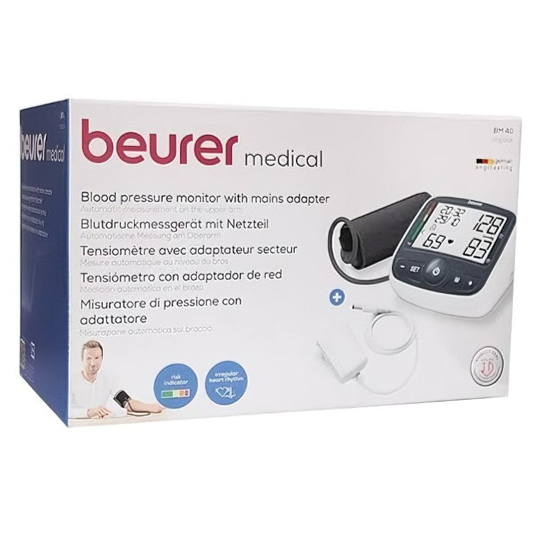 بيورير Beurer BM40 + أدابتور - جهاز ديجيتال لقياس ضغط الدم (ذراع) - ألماني