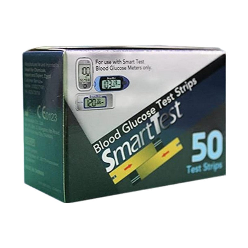 Smart Test شرائط سمارت تيست لقياس السكر- 50 شريط