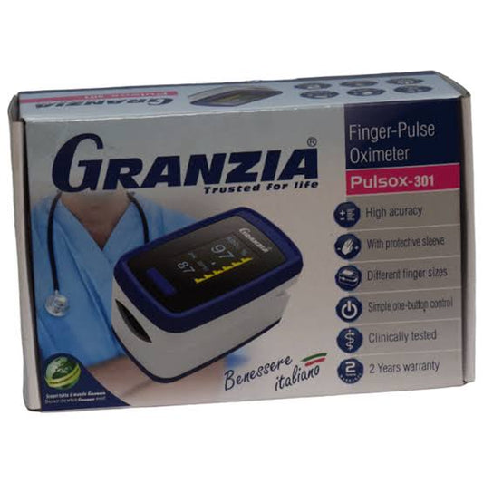 Pulse Oximeter Granzia جهاز قياس النبض ونسبة الأكسجين (بلص اوكسيميتر) Pulsox-301