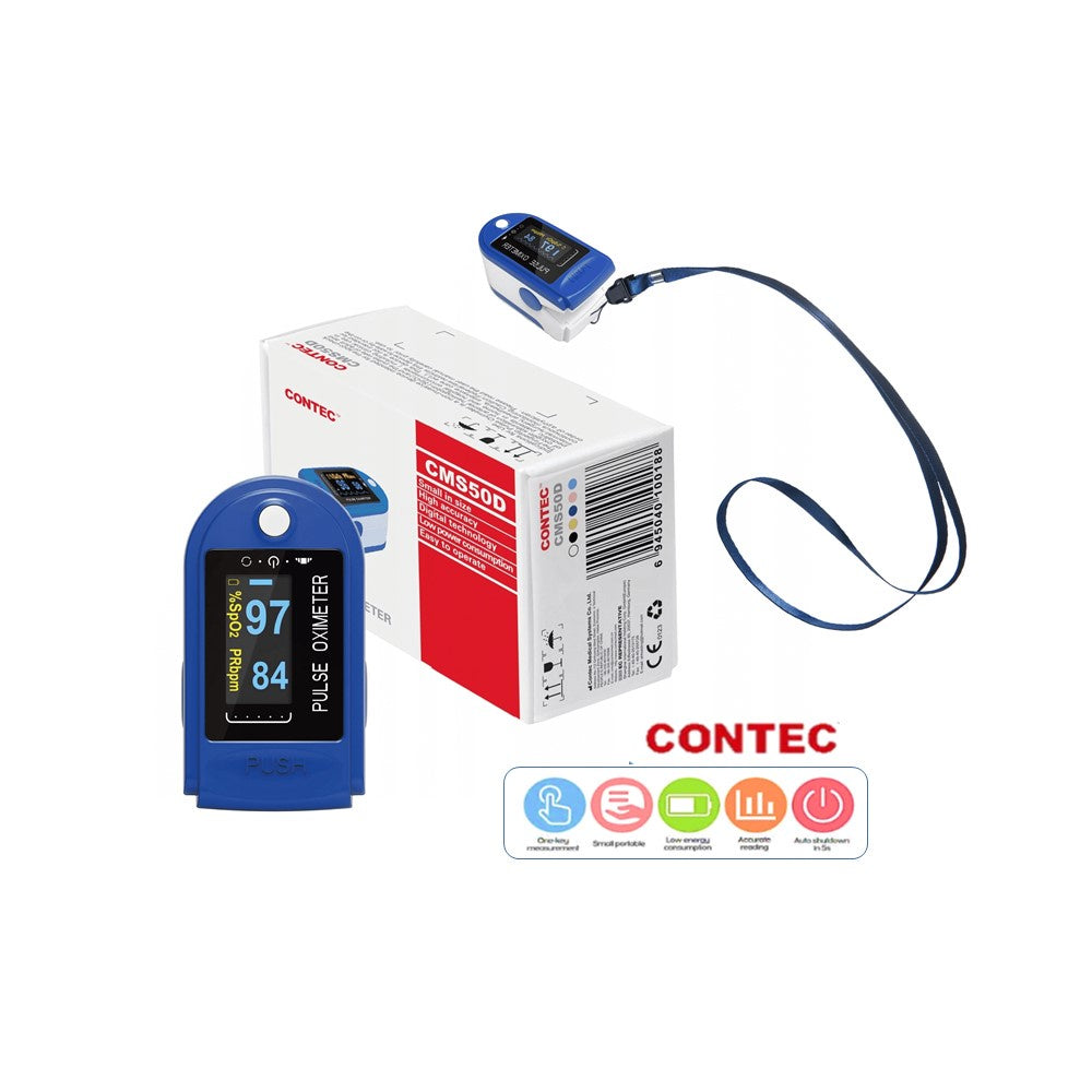 Contec Pulse Oximeter جهاز قياس النبض ونسبة الأكسجين بالدم كونتك