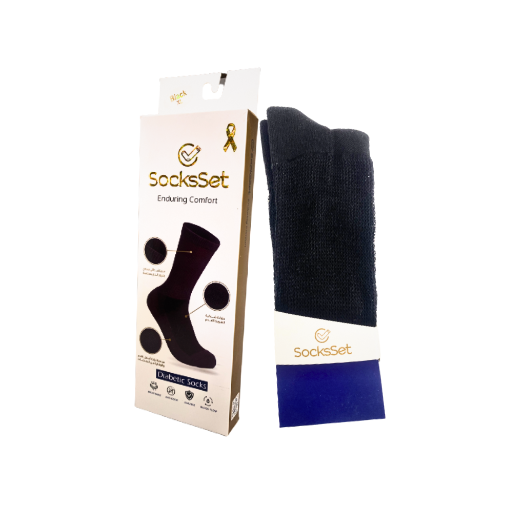 جوارب طبية لمرضى السكر (عرض زوجين شرابات) - شحن مجاني