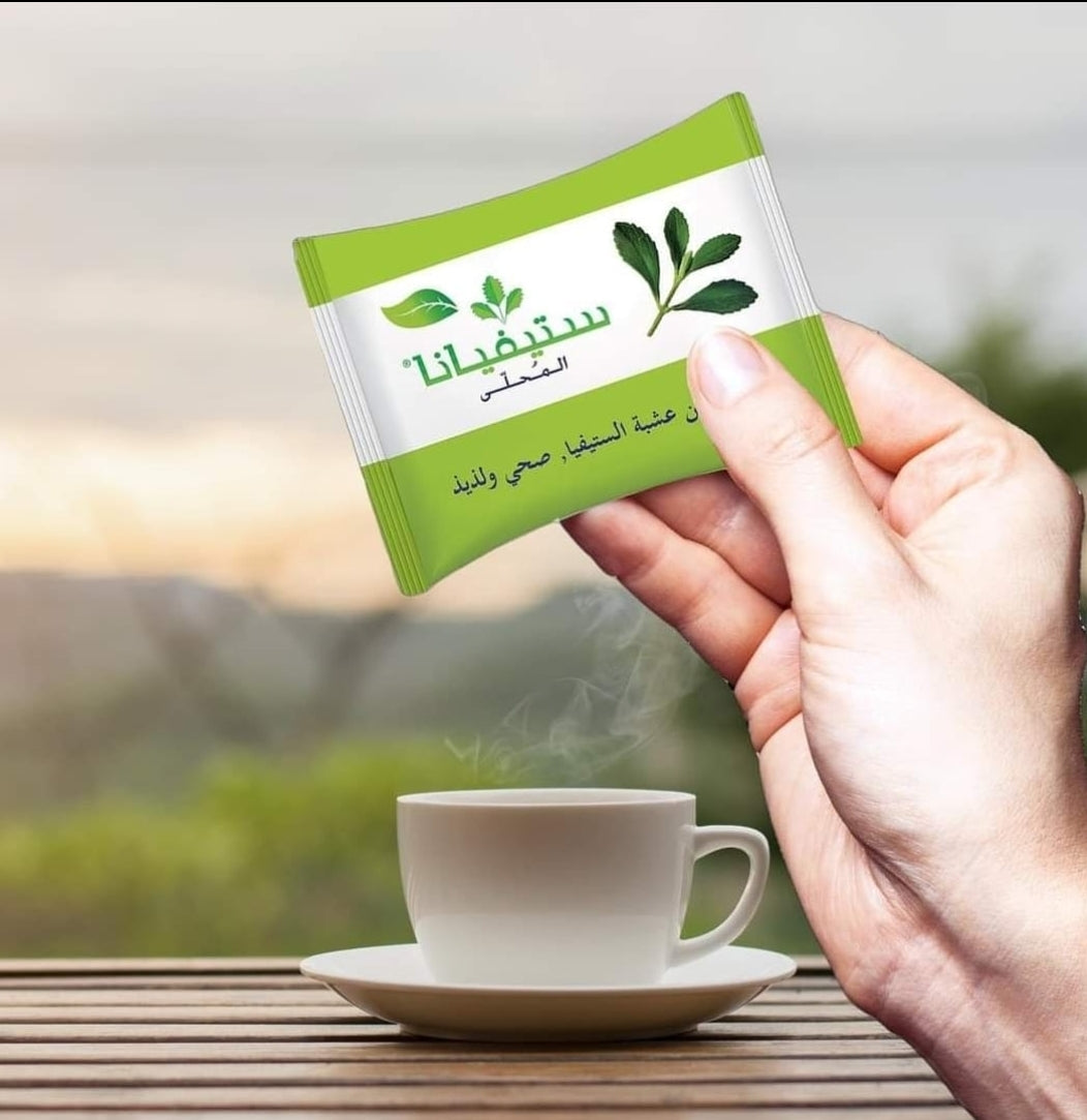 سكر دايت ستيفيانا السعودي 800 كيس+ 8 مج هدية- شحن مجاني