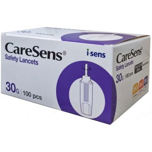 شكاكات كيرسينس أوتوماتيك 100 قطعة تستخدم بدون قلم شك | CareSens Automatic Lancets