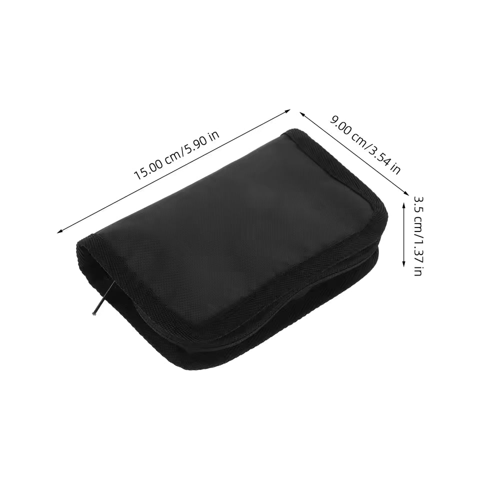 حقيبة حمل وتخزين جهاز قياس السكر مقاومة للخدش للاستخدام اليومي والسفر | Glucose Meter Carrying Case