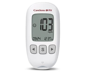 جهاز قياس السكر كيرسينس CareSens الكوري 250 شريط+ 100 شكاكة+ 100 مسحة كحولية