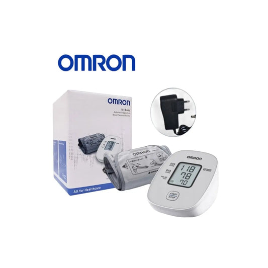 أومرون Omron M1 Basic + أدابتور هدية - جهاز ديجيتال لقياس ضغط الدم - ياباني