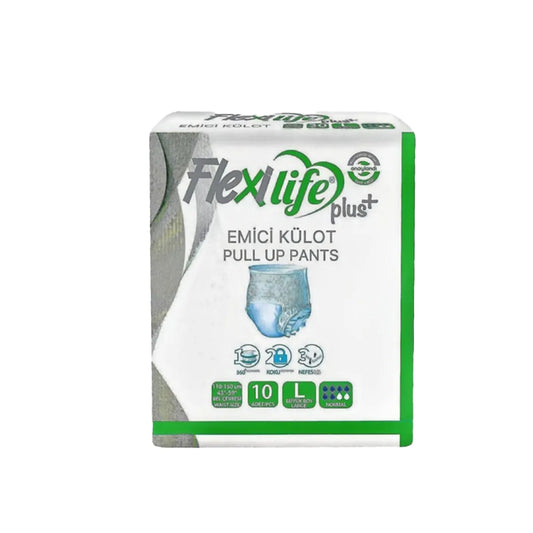 Flexi Life L حفاضة شورت كبار سن تركي فليكسي لايف 10 شورت لارج