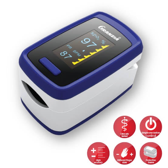 Pulse Oximeter Granzia جهاز قياس النبض ونسبة الأكسجين (بلص اوكسيميتر) Pulsox-301