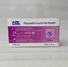 سنون قلم انسولين KDL مقاس 4 مم (100 قطعة)