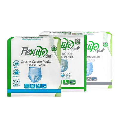 Flexi Life حفاضة شورت كبار  فليكسي لايف صناعة تركية - 10 شورت
