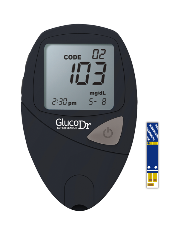 جهاز قياس السكر جلوكو دكتور سوبر سينسور GlucoDr Super Sensor