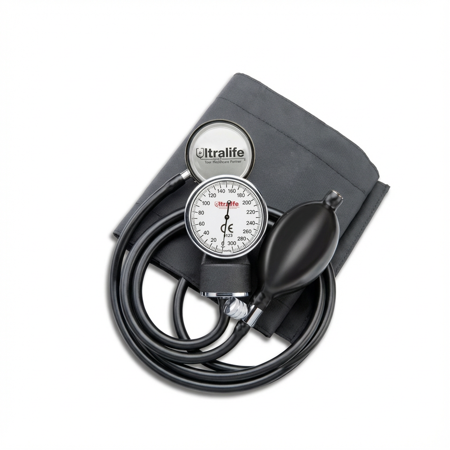 UltraLife Aneroid BP Monitor + Stethoscope