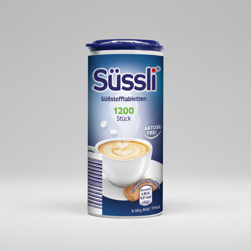 سكر دايت سوسلي الألماني 1200 قرص | Süssli Sweetener Tablets