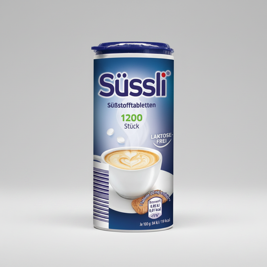 سكر دايت سوسلي الألماني 1200 قرص | Süssli Sweetener Tablets