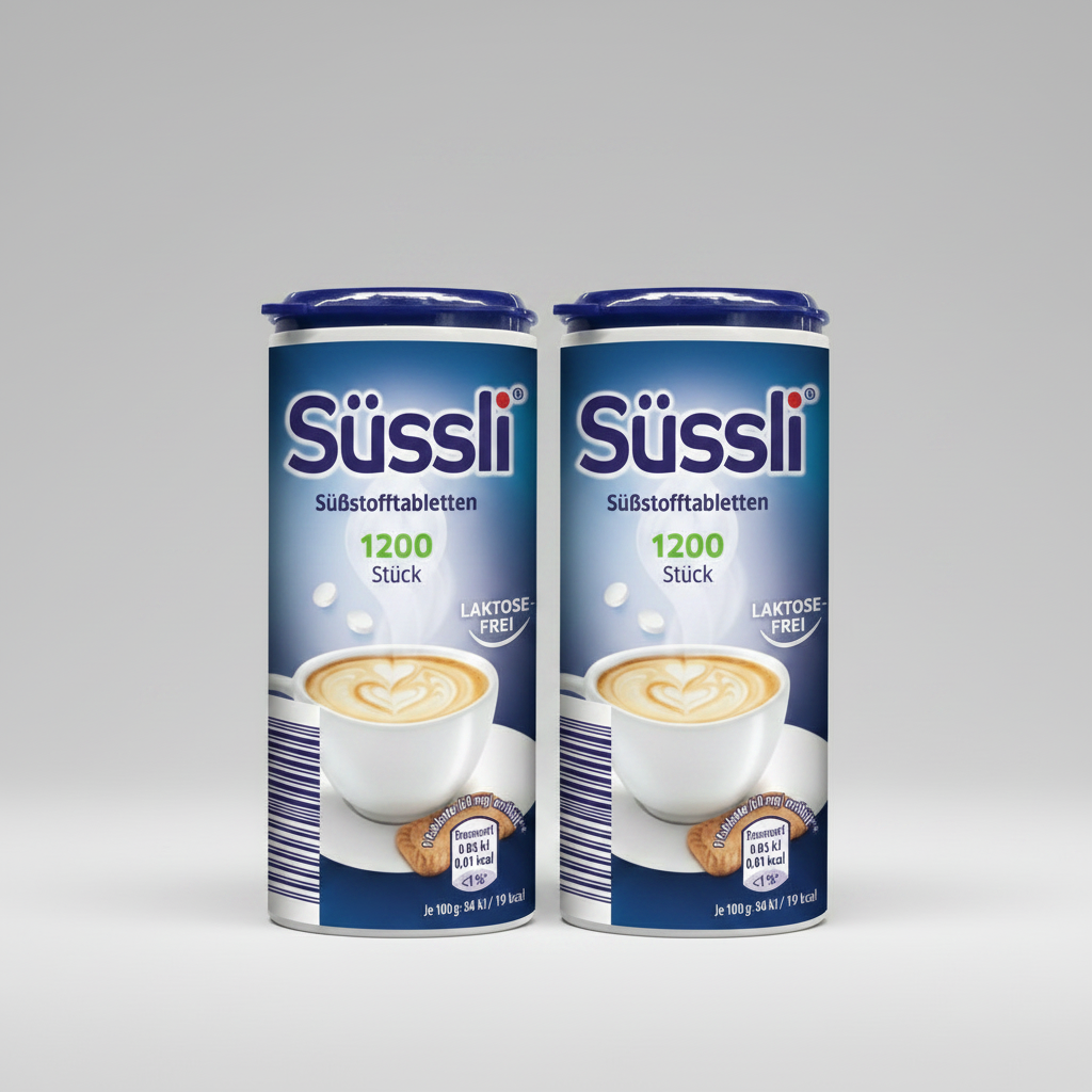 سكر دايت سوسلي الألماني 1200 قرص | Süssli Sweetener Tablets