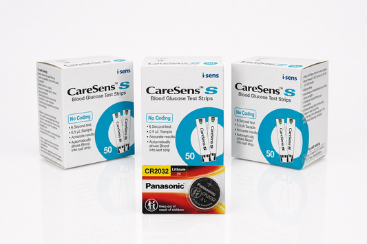 شرائط قياس السكر كيرسينس CareSens S