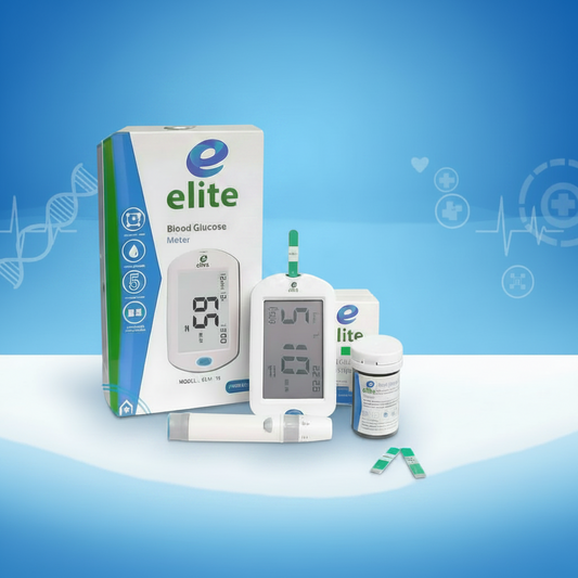 جهاز قياس سكر ايليت Elite بتكنولوجيا ألمانية + 50 شريط وشكاكات