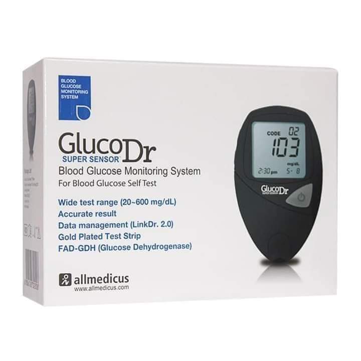 جهاز قياس السكر جلوكو دكتور سوبر سينسور GlucoDr Super Sensor