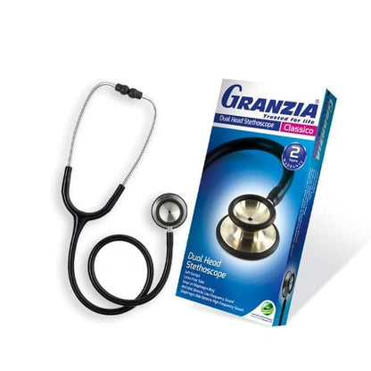 سماعة طبيب مزدوجة الرأس كلاسيكو جرانزيا - لون كحلي | Granzia Classico Stethoscope