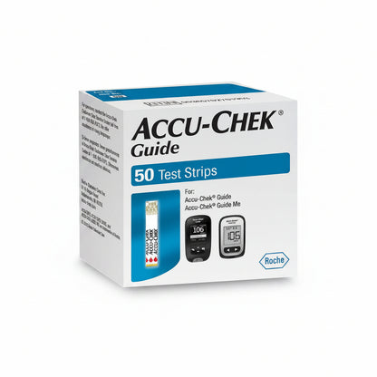 Accu-check Guide شرائط اكيو تشيك جايد لقياس السكر- 50 شريط