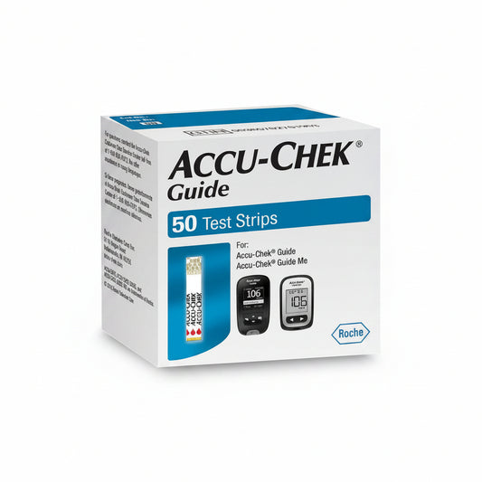 Accu-check Guide شرائط اكيو تشيك جايد لقياس السكر- 50 شريط