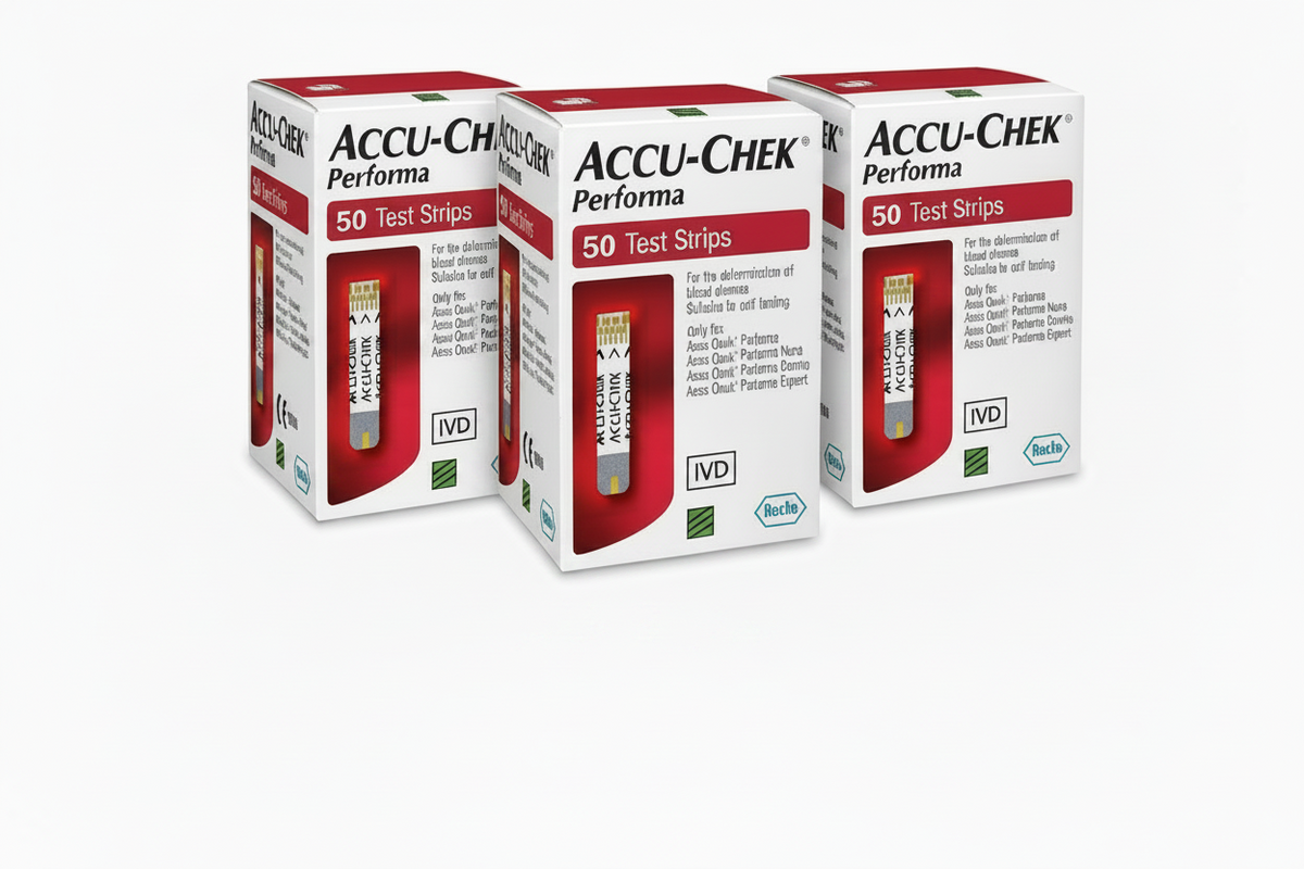 شرائط قياس السكر اكيو تشيك بيرفورما Accu-Chek Performa