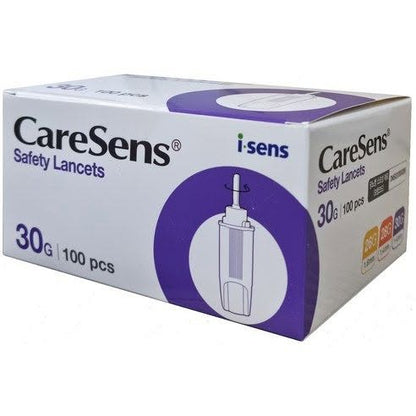 شكاكات كيرسينس أوتوماتيك 100 قطعة تستخدم بدون قلم شك | CareSens Automatic Lancets