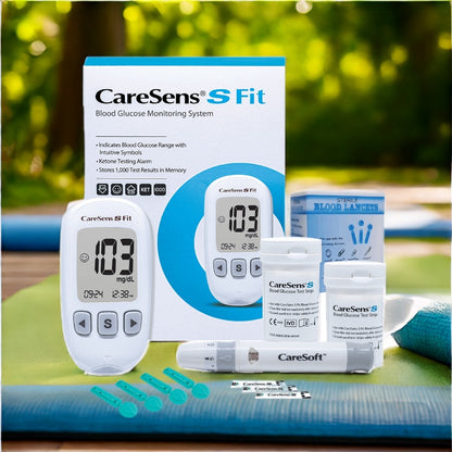 caresense-s-fit-100-strip-100-lancet