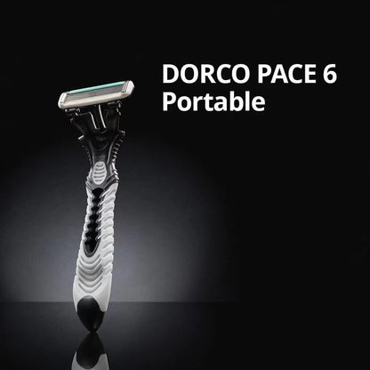 شفرة حلاقة دوركو بيس 6 شفرات - قطعة واحدة رأس متحرك | Dorco Pace 6-Blade Razor