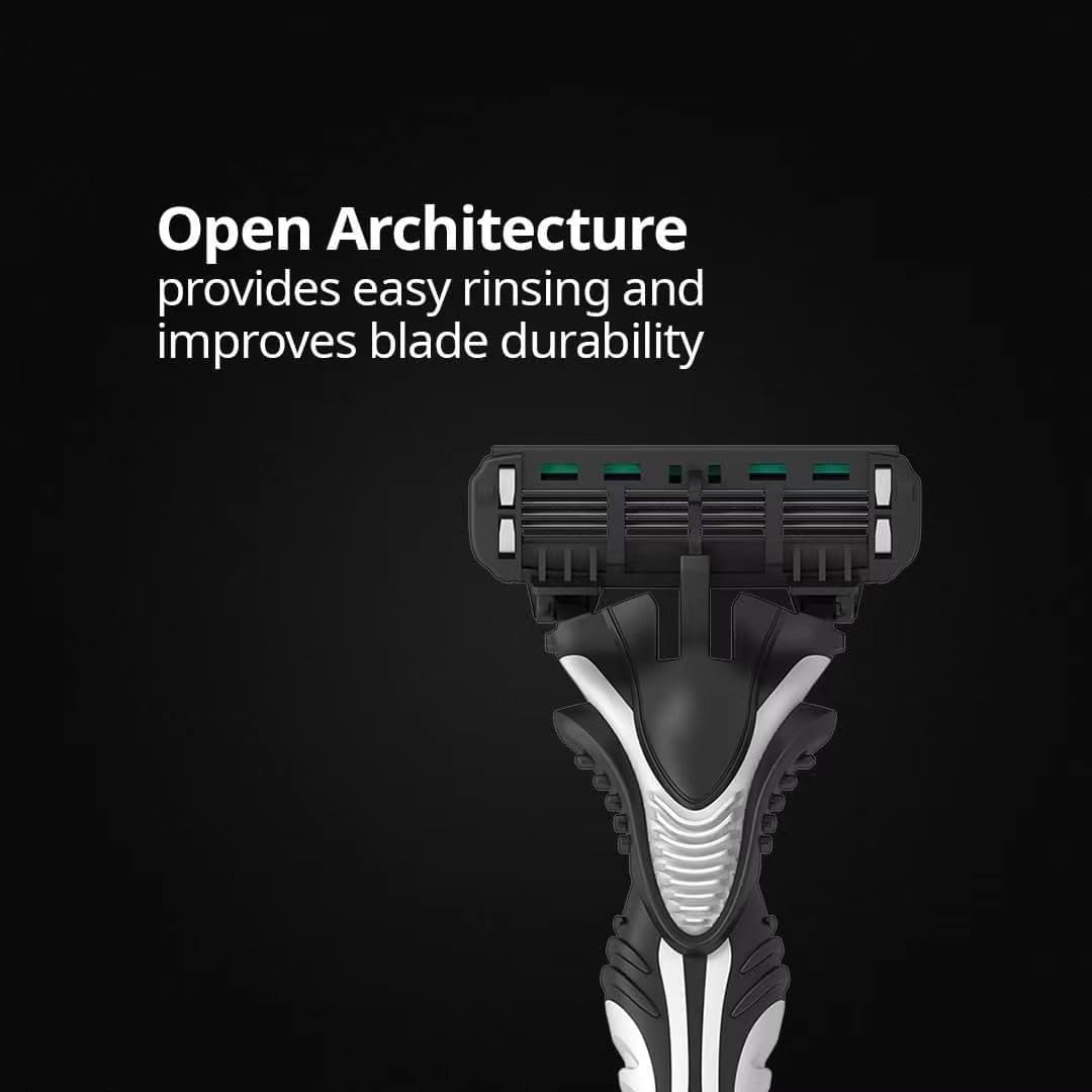 شفرة حلاقة دوركو بيس 6 شفرات - قطعة واحدة رأس متحرك | Dorco Pace 6-Blade Razor