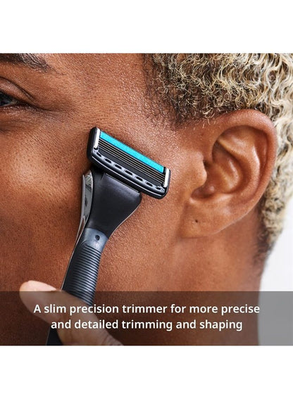 Dorco Pace 4 Pro Portable Men's Razor - 4 Blade Cartridges