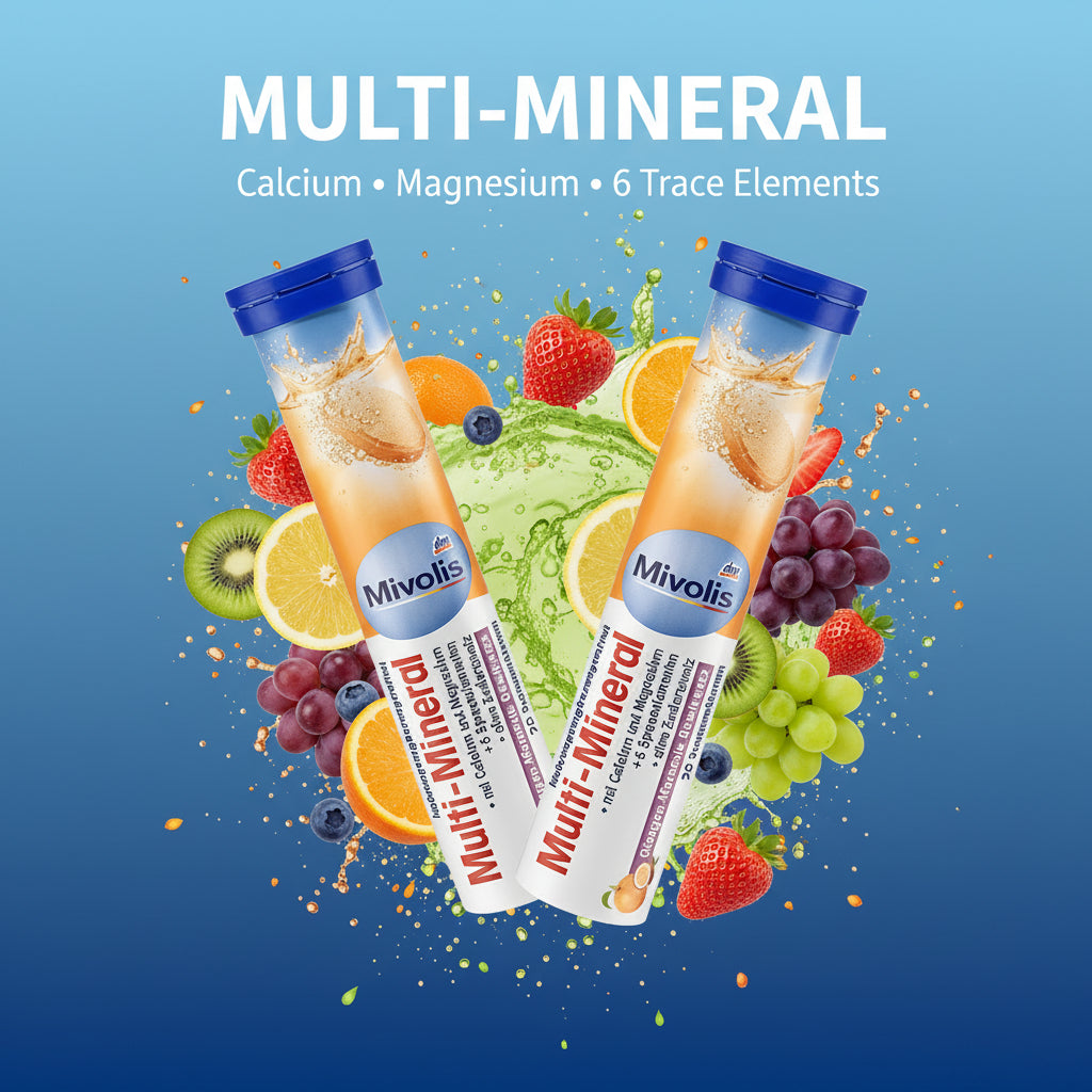 مالتي مينرال فوار ميفوليس الالماني الاصلي 20 قرص | Mivolis Multi-Mineral