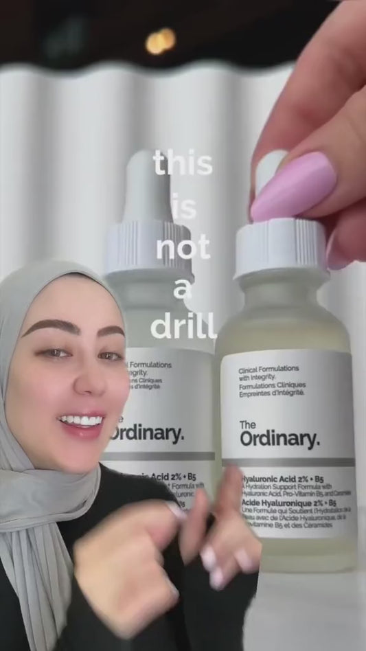 سيروم الهيالورونيك أسيد 2% + فيتامين B5 للترطيب 30 مل - The Ordinary Hyaluronic Acid 2% + B5