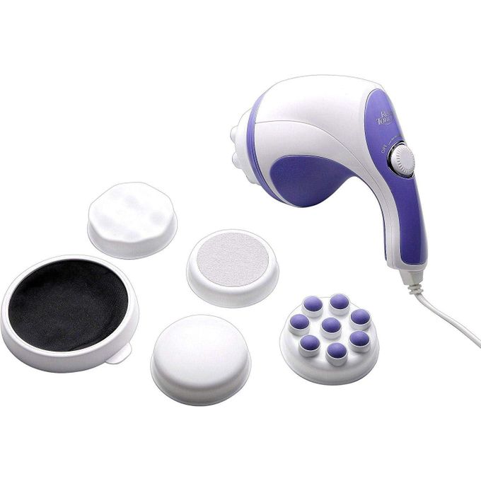 Skinova Relax & Spin Tone Body Massager with 4 interchangeable massage attachments