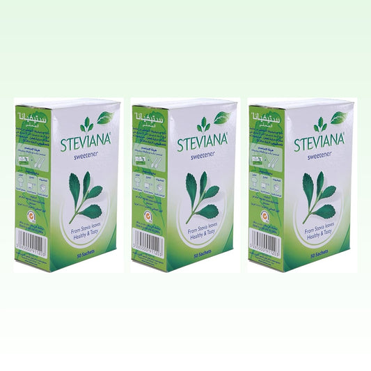 ستيفيانا 3×50 كيس  - سكر دايت Steviana سعودي أصلي